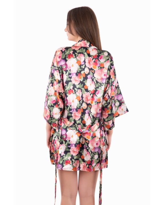 Halat dama , Kimono , Model Celine , floral print , One Size